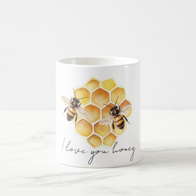 Mug Aimer les abeilles de miel (Centre)