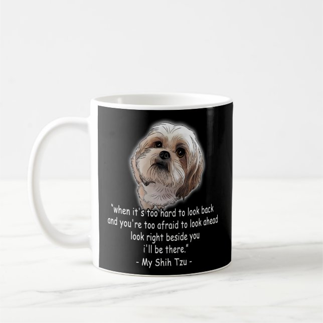 Mug Aimer Shih Tzu Pour (Gauche)