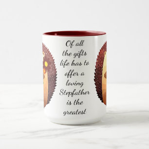 Mug Aimer Stepfather Citation Inspirationnelle Hérisso