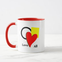 Aimer toutes les formes et les couleurs coeur cerc