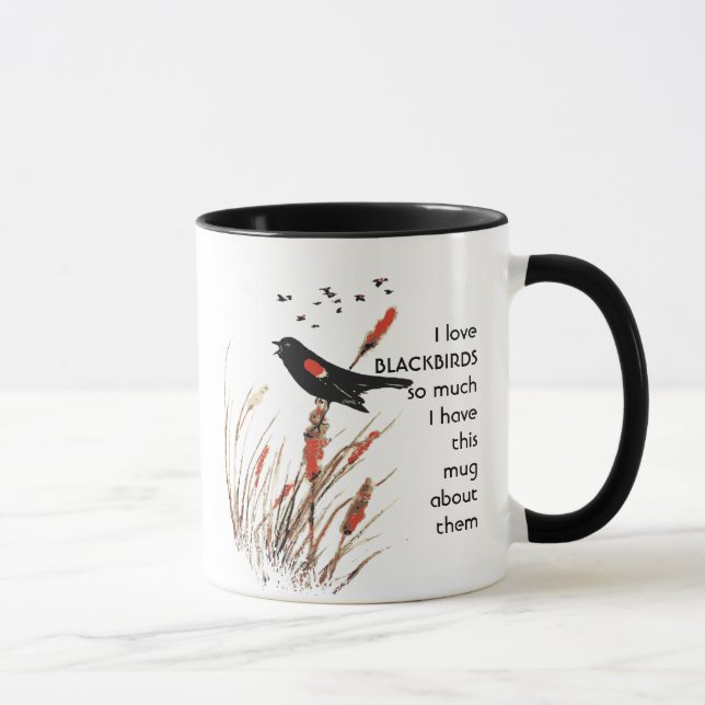 Mug Aimez les BLACKBIRDS tellement je me moque Citer M (Droite)
