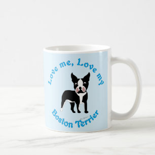 Mug Aimez-moi, aimez mon Boston Terrier