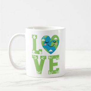Mug Aimez notre planète mère Jour des terres