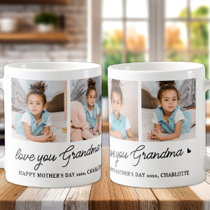 Mug Aimez-vous Grand-mère Personnalisé Moderne Simple 