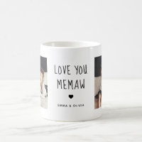 Aimez-vous Memaw | Texte manuscrit de deux photos