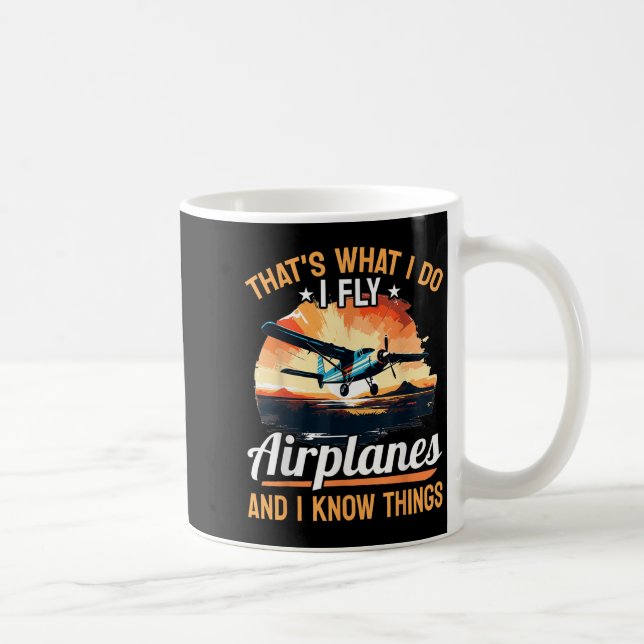 Mug Airplane Aircraft Lot - That's What I Do I Fly Air (Droite)