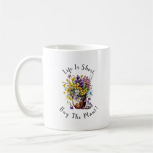 Mug Ajouter Nom, Texte - La vie est courte, Acheter Le