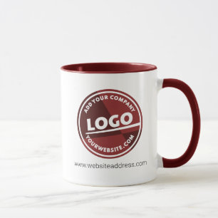 Mug Ajouter un logo de marque Entreprise Employé Perso