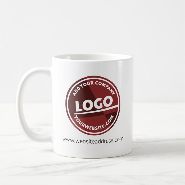 Mug Ajouter un logo de marque Propriétaire d'entrepris (Gauche)