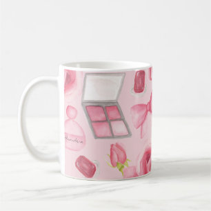 Mug Ajouter un nom au parfum Coquette girly personnali