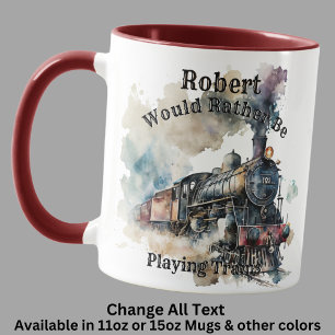 Mug Ajouter un nom Changer tout le texte Plutôt jouer 