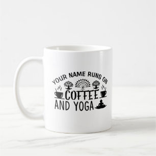 Mug Ajouter un nom ou votre texte tourne sur Café & Yo