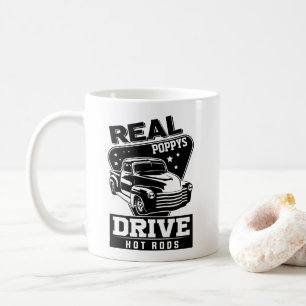 Mug Ajouter un nom Texte Real Grand-père Pop Drive Ho