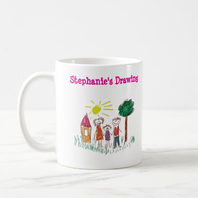 Mug Ajouter votre 2 école d'art pour enfants cette (Gauche)