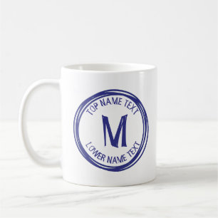 Mug Ajouter votre nom initial ou le texte à la main Gl