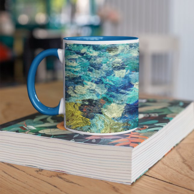 Mug Ajouter votre propre photo d'art Abstrait (Create your own abstract photo coffee cup.)