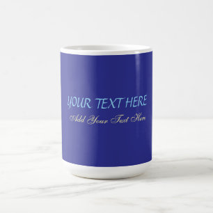 Mug Ajouter votre propre texte Slogan minimaliste mode