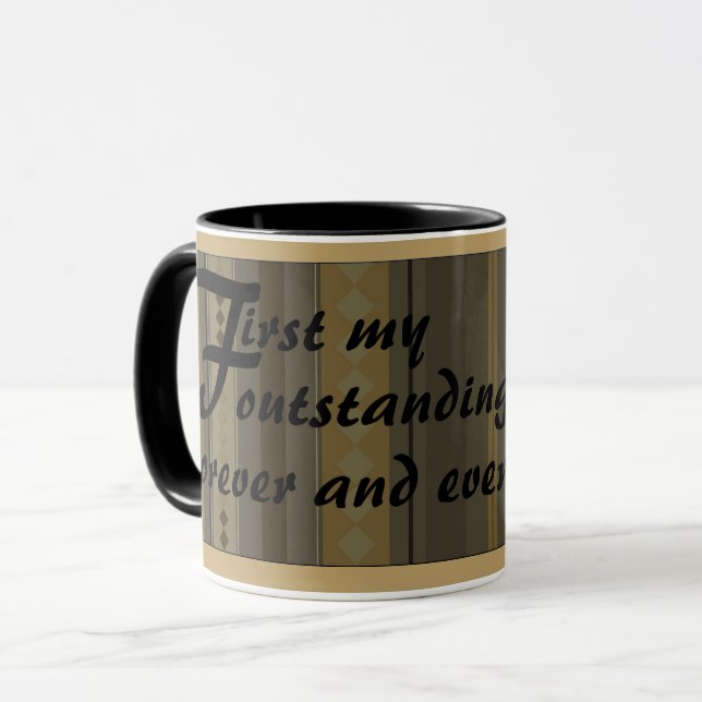 Mug Ajouter votre texte personnalisé - Eng (Devant gauche)
