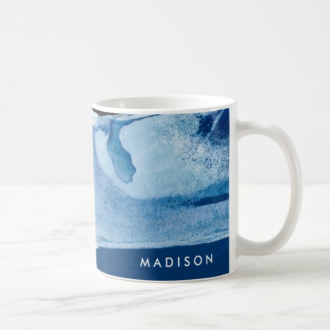 Mug Ajoutez votre nom | Blue Amore II (Droite)