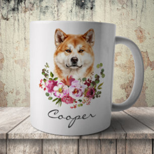 Mug Akita Inu aquarelle