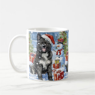 Mug Akita Noël Merveilleux Noël Joie