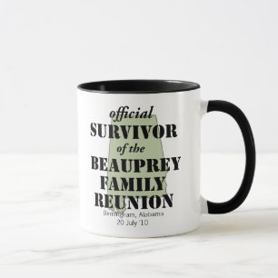 Mug Alabama Custom Family Reunion Survivant (vert)