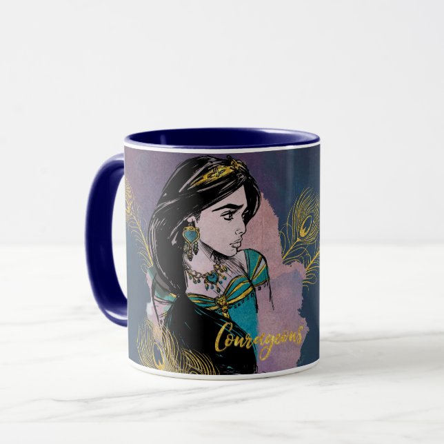 Mug Aladdin | Courageux Jasmine (Devant gauche)