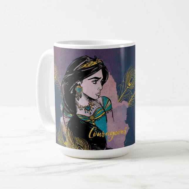 Mug Aladdin | Courageux Jasmine (Devant gauche)