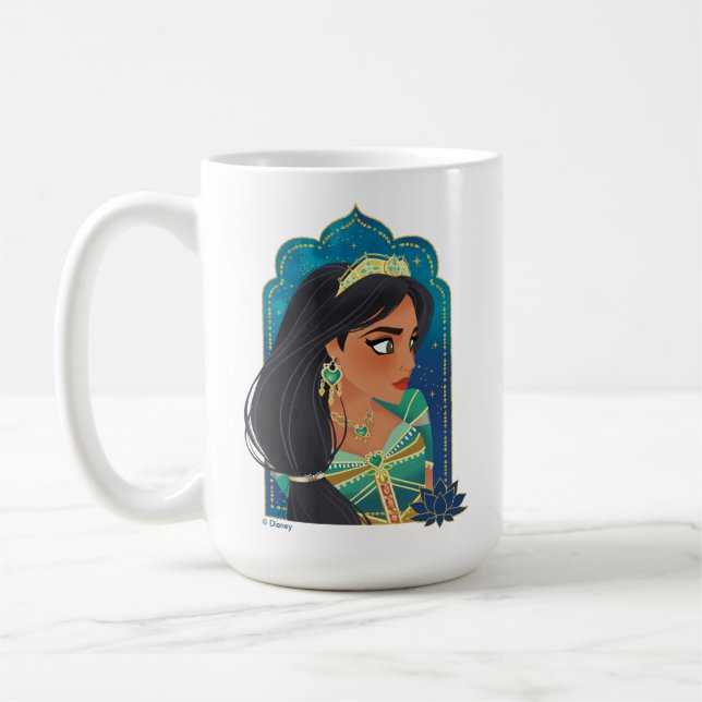 Mug Aladdin | Graphique de profil latéral Jasmine (Gauche)