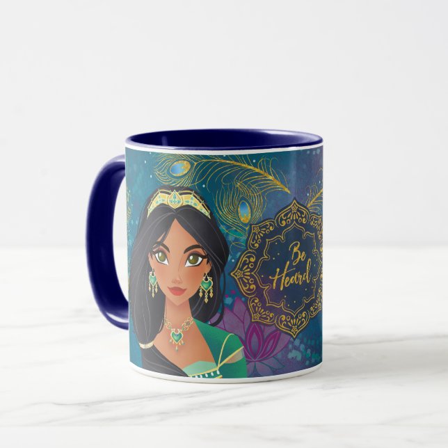 Mug Aladdin | Jasmine "Soyez entendu" (Devant gauche)