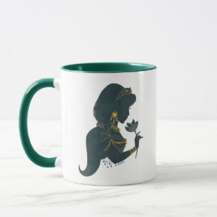 Mug Aladin  Silhouette dorée de Jasmine