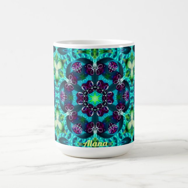 Mug ALANA ~ Joli Motif Pailleté ~ Personnalisé  (Centre)
