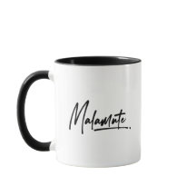 Alaskan Malamute Beautiful & Fancy Minimalist Chic