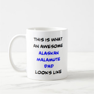 Mug alaskan malamute papa, génial