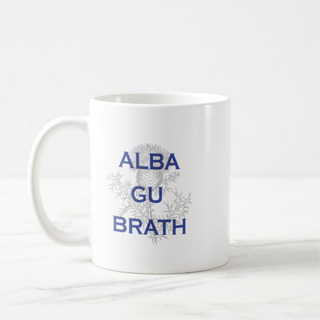 Mug "Alba Gu Brath" gaélique "Scotland Forever" (Gauche)