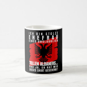 Mug Albanie Femme Drapeau Mme Albani