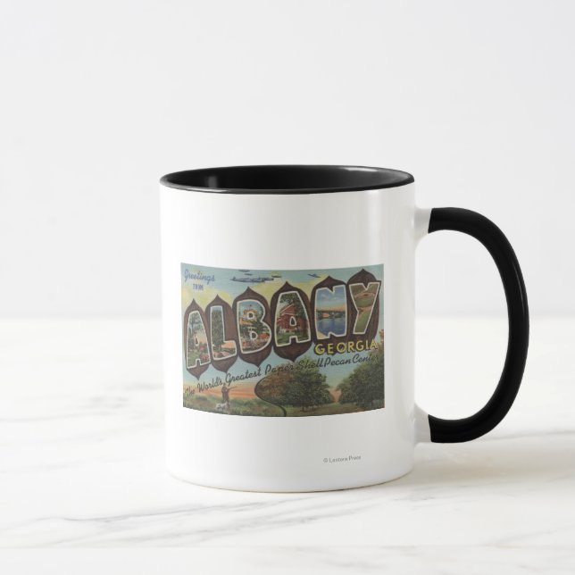 Mug Albany, Géorgie - Scènes de grandes lettres (Droite)