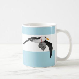 Mug Albatros volants avec le crâne humain