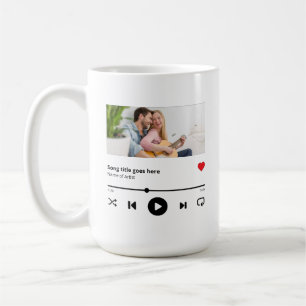 Mug Album de musique de chanson personnalisée