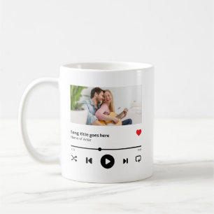 Mug Album de musique de chanson personnalisée