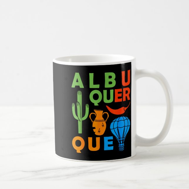 Mug Albuquerque New Mexico Souvenir Men Petroglyph Alb (Droite)