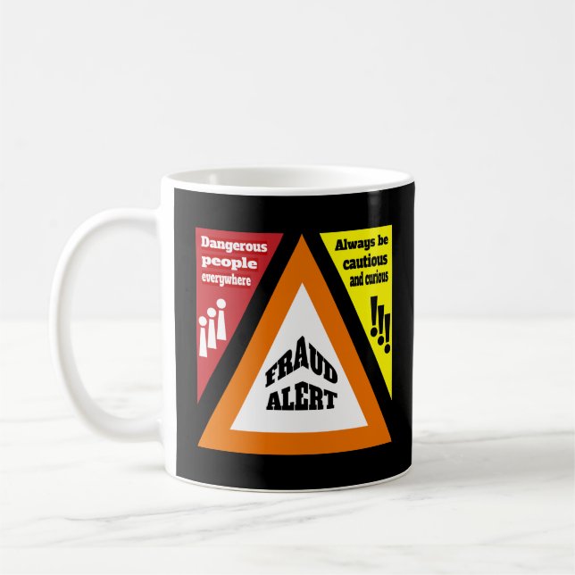 Mug Alerte de fraude (Gauche)