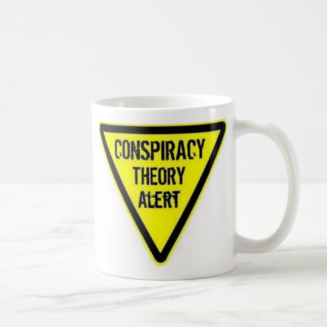 Mug Alerte de théorie du complot (Droite)