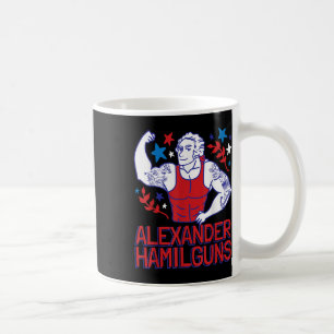 Mug Alexander Hamilgun Hamilton 4 juillet Instruction 