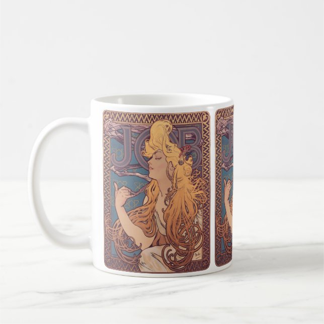 Mug Alfonse Mucha Job Art Nouveau femme (Gauche)