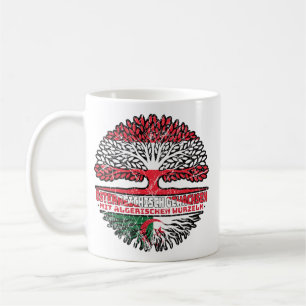 Mug Algerien Algerisch Österreichisch Österreich Baum