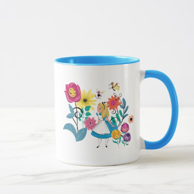 Mug Alice à Wonderland | the Wonderland Flowers (Droite)