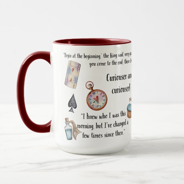 Mug Alice au pays des merveilles (Gauche)
