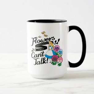 Mug Alice Au Pays Des Merveilles   Alice & Les Fleurs