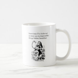 Mug Alice au pays des merveilles, "Six choses impossib